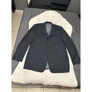 Hugo Boss Mens Blue Wool 3 Button‎ Sport Blazer Jacket Size 50L